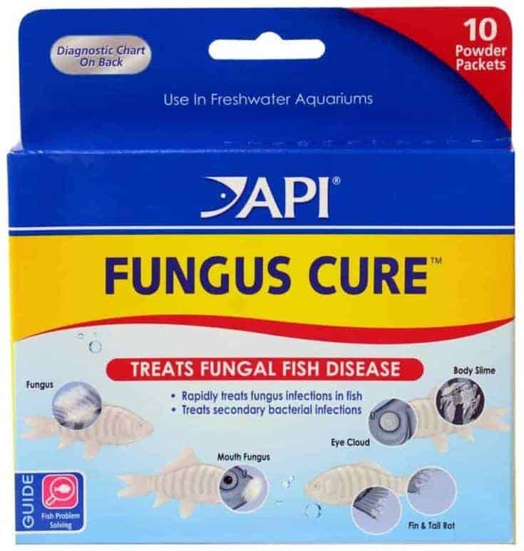 API Fungus Cure Medicación en polvo de pescado de agua dulce Caja de 10 unidades